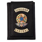 Carteira para Servidor Federal com brasão da República