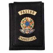 Carteira para Pastor Evangélico com brasão da República