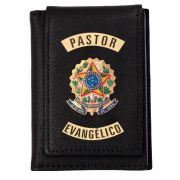 Carteira para Pastor Evangélico com brasão da República