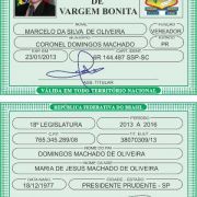 Identidade funcional para Câmara de Vereadores.